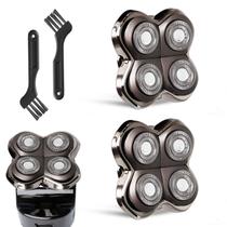 Cabeça de reposição para GORLENT Skulls Pitbulls Shaver, pacote com 2