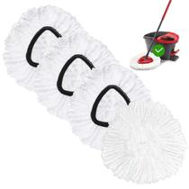 Cabeça de Reposição para Mop FOOKCIAN 4 Unidades Microfibra 14,5 cm Cabeça de Reposição para Mop FOOKCIAN 4 Unidades Microfibra 14,5 cm