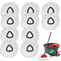 Cabeça de reposição Spin Mop XHMAXE 10 PCS de microfibra