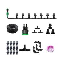 Cabeça de Spray Automática Portátil para Mangueira de Jardim (10-20m) - com Bicos de Nebulização Cabeça de Spray Automática Portátil para Mangueira de Jardim (10-20m) - com Bicos de Nebulização