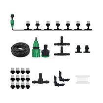Cabeça de Spray Automática Portátil para Mangueira de Jardim (10-20m) - com Bicos de Nebulização Cabeça de Spray Automática Portátil para Mangueira de Jardim (10-20m) - com Bicos de Nebulização