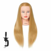 Cabeça de treinamento HAIRGINKGO 26-28 Manequim de fibra sintética