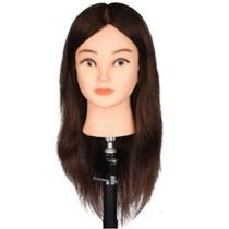 Cabeça De Treino 100% Natural com Suporte Cabelo P Iniciante