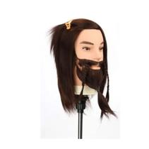 Cabeça De Treino com Barba e Cabelo para cortes Barbeiros Cabeça De Treino com Barba e Cabelo para cortes Barbeiros