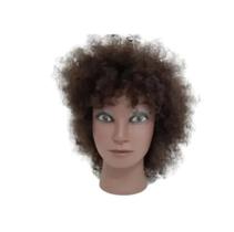 Cabeça De Treino De Boneca Afro Crespo Para Treinamento