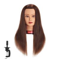 Cabeça de Treino Mannequin Feminina - 20-22" - 100% Cabelo Humano