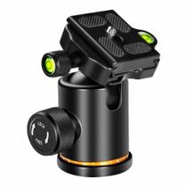 Cabeça de Tripé Ball Head Em Metal p/ Câmeras Fotográficas Gira 360 graus p/ Tripé