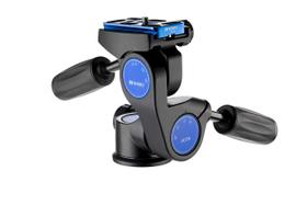 Cabeça de tripé Benro HD3A Cabeça panorâmica de 3 vias com placa QR
