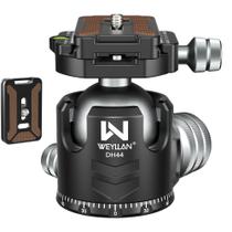 Cabeça de tripé WEYLLAN DH44 44 mm Cabeça esférica de baixo perfil Cabeça de tripé WEYLLAN DH44 44 mm Cabeça esférica de baixo perfil