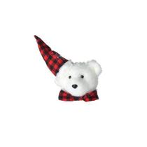 Cabeça De Urso c/ Touca e Gravata 15cm