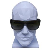 Cabeça Expositor Para Boné E Óculos 3d Manequim Cor Branco