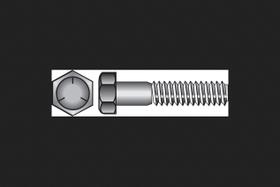 Cabeça hexagonal de aço zinco Bolt Hillman 16 mm x 25 mm 25 mm 25 unidades
