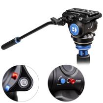 Cabeça Hidráulica Benro S4 Pro Para Câmeras E Filmadoras - Até 4kg