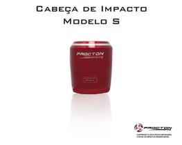 Cabeça Impacto Reposição Slider Procton Alum. Vermelha + Brinde Cabeça Impacto Reposição Slider Procton Alum. Vermelha + Brinde