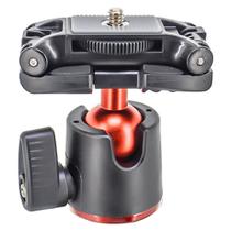 Cabeça p/ Tripé Ball Head 2 em 1 p/ Câmera e Celular Gira 360º em ABS Resistente