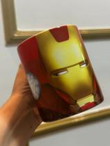 Cabeça porcelana homem de ferro