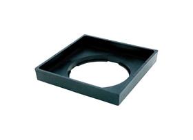 Cabeça quadrada de drenagem de baixo perfil 23 cm 9" NDS