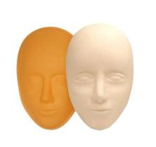 cabeça silicone 3D Artificial p/ treino micropigmentação sobrancelhas c/ base