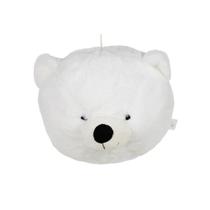Cabeça Urso Polar de Pelúcia