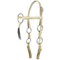 Cabeçada Argolada de Couro Cru SV5595