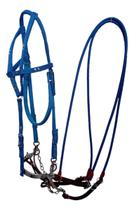 cabeçada de cavalo completa freio professora nylon