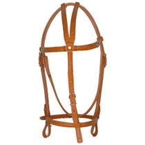 Cabeçada de couro para Cavalo De Vaquejada arreio