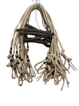 Cabeçada Feita De Corda Poli Cavalos Kit Com 12 Peças