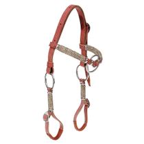 Cabeçada para Cavalo com Testeira e Argolas Inox 28064