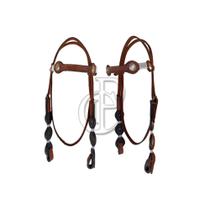 Cabeçada Testeira Lisa E Apliques