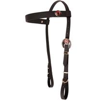 Cabeçada Testeira Silicone Fivela Concho Boots Horse Original