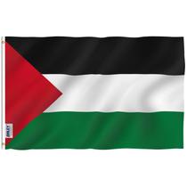 Cabeçalho de lona de poliéster Flag Anley Palestine 90x150cm