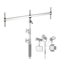 Cabeçalho triplo Boom Arm Neewer Baby para luz LED/flash estroboscópico Cabeçalho triplo Boom Arm Neewer Baby para luz LED/flash estroboscópico