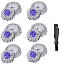 Cabeças de barbear de reposição, pacote com 6 unidades, HQ56, compatíveis com Philips Cabeças de barbear de reposição, pacote com 6 unidades, HQ56, compatíveis com Philips