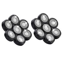 Cabeças de barbear de reposição para barbeador de 7 cabeças Audoc Black, 2 unidades