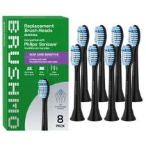Cabeças de Escova Brushmo BM658bk Sensíveis Pacote com 8