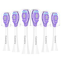 Cabeças de Escova Cavzru Sonicare A3 G3 W3 C3 C2 Pacote com 6 Cabeças de Escova Cavzru Sonicare A3 G3 W3 C3 C2 Pacote com 6