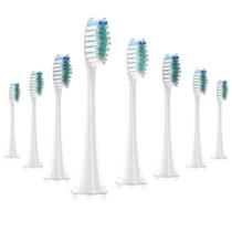 Cabeças de Escova de Dente BUKURII P11 Compatíveis Pacote com 8 Unidades Brancas Cabeças de Escova de Dente BUKURII P11 Compatíveis Pacote com 8 Unidades Brancas