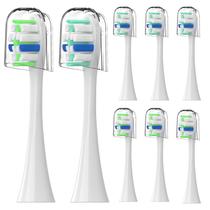 Cabeças de Escova de Dente Compatíveis SEPORUD Sonicare Pacote com 8 Unidades