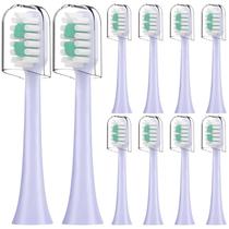 Cabeças de Escova de Dente Earouth AquaSonic Icon Pacote com 10 Lilás