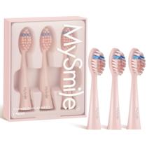 Cabeças de Escova de Dente MySmile DY156 Kit com 3 Unidades Rosa Cabeças de Escova de Dente MySmile DY156 Kit com 3 Unidades Rosa