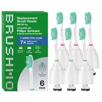 Cabeças de escova de dentes Brushmo BM726 E-series, pacote com 6 unidades médias