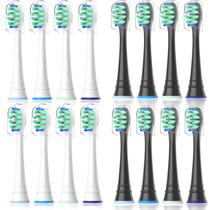 Cabeças de escova de dentes de reposição Cusnikelo para Sonicare (pacote com 16) Cabeças de escova de dentes de reposição Cusnikelo para Sonicare (pacote com 16)