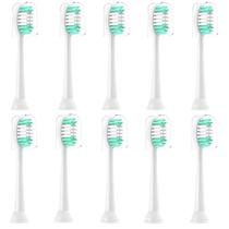 Cabeças de escova de dentes de reposição EveryStep AquaSonic, pacote com 10 Cabeças de escova de dentes de reposição EveryStep AquaSonic, pacote com 10