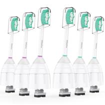 Cabeças de escova de dentes de reposição Ofashu para Philips Sonicare E-Series Cabeças de escova de dentes de reposição Ofashu para Philips Sonicare E-Series