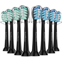 Cabeças de escova de dentes de reposição SuitShine, pacote com 8 unidades para Sonicare