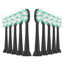 Cabeças de escova de dentes de reposição x10 para AquaSonic Black Series