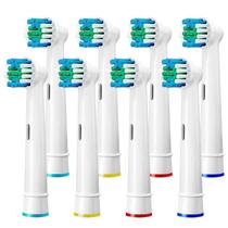 Cabeças de escova de dentes de reposição Yanaboo para Braun Oral-B x8 Cabeças de escova de dentes de reposição Yanaboo para Braun Oral-B x8
