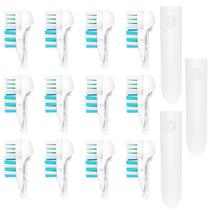 Cabeças de escova de dentes EBIEFLY 3D White Replacement 12 unidades