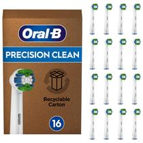 Cabeças de escova de dentes elétricas Oral-B Precision Clean 16 unidades Cabeças de escova de dentes elétricas Oral-B Precision Clean 16 unidades