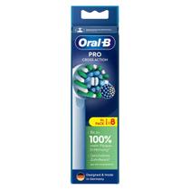 Cabeças de escova de dentes elétricas Oral-B Pro CrossAction, pacote com 8 Cabeças de escova de dentes elétricas Oral-B Pro CrossAction, pacote com 8